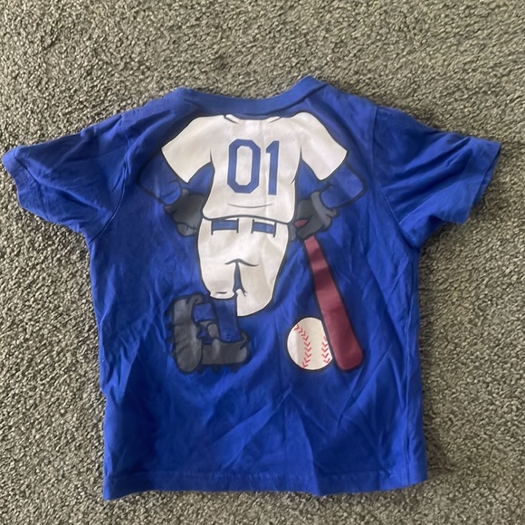 MLB Genuine Merchandise 2T Los Angeles Dodgers Blue and White T-Shirt - Picture 3 of 3